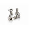 Vis Torx en inox - M4 x 10 (pack de 4) - Pour protection de fourche épaisse